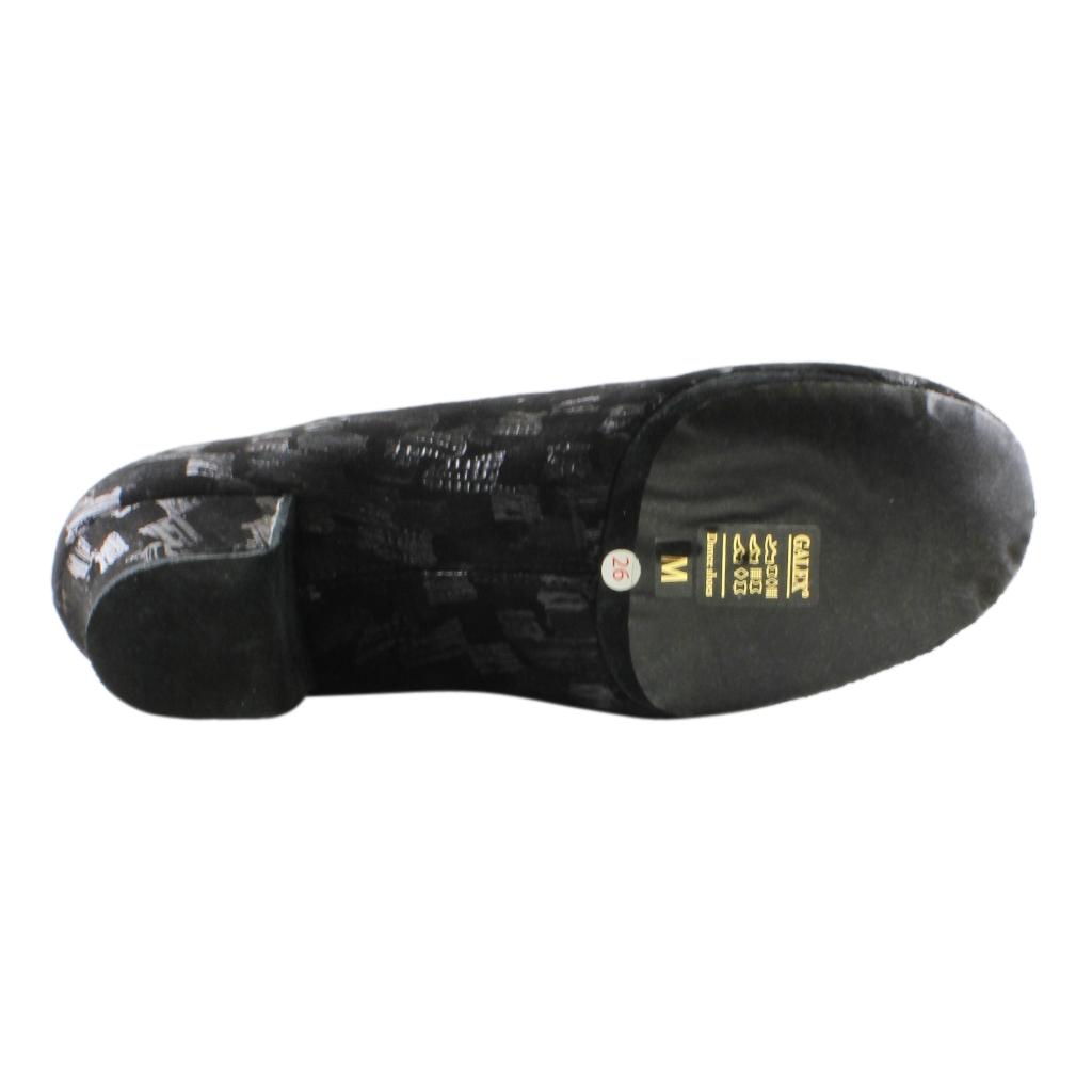 Practice Dance Shoes, 1205 Flexi, Leather Black Abstract
