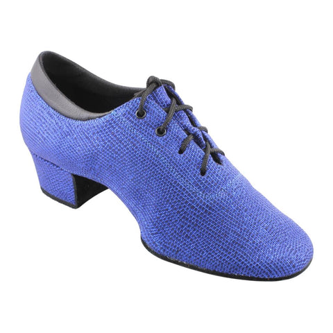 Practice Dance Shoes, 1205N Flexi, Navy Blue Laser Leather