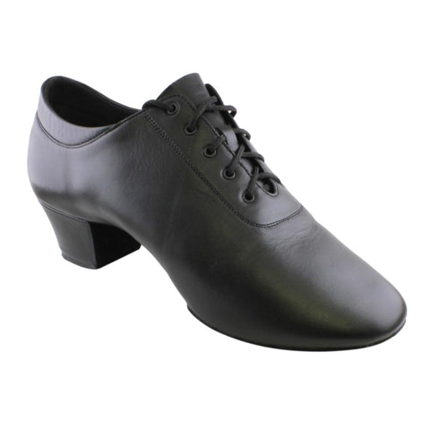 Men's Smooth Dance Shoes, Model 309, Black Patent Leather