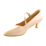 Women's Standard Dance Shoes, Model 138, Heel EH11, Tan 1