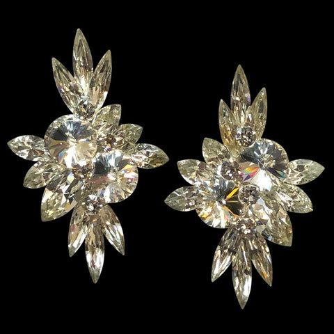 Earrings, Crystal AB Rhinestones