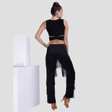 Freestyle Dance Women's Dance Pants with Fringe 479