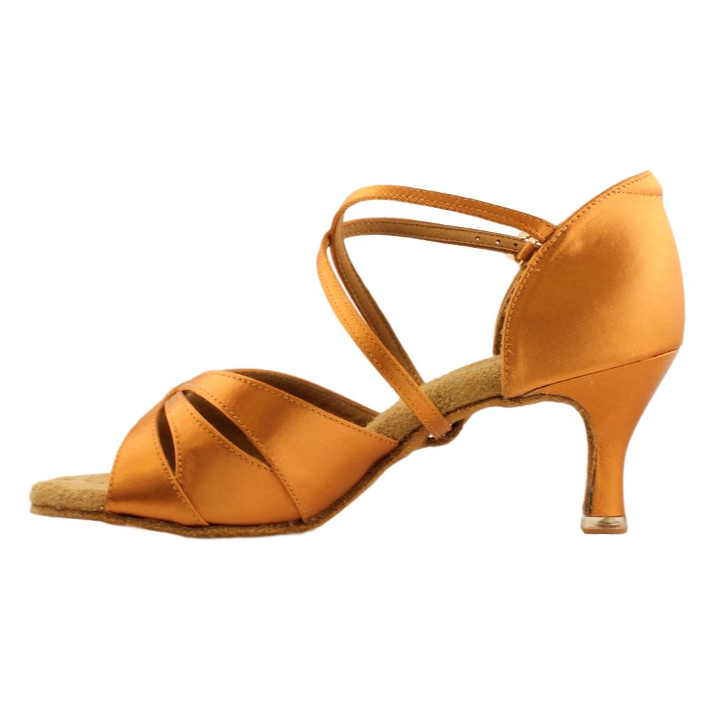 BD Dance Latin Shoes for Women, Model 2363, Heel EH10