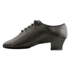 BD Dance Latin Dance Shoes for Men, Model 401, Black Leather