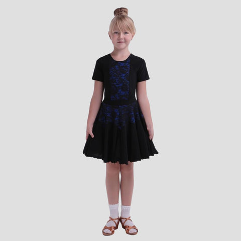 Girls' Standard Dance Shoes, Model 501, Heel Child I, Tan 1
