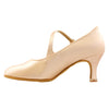 BD Dance International Standard Dance Shoes for Women, Model 149, Heel EH10, Light Tan