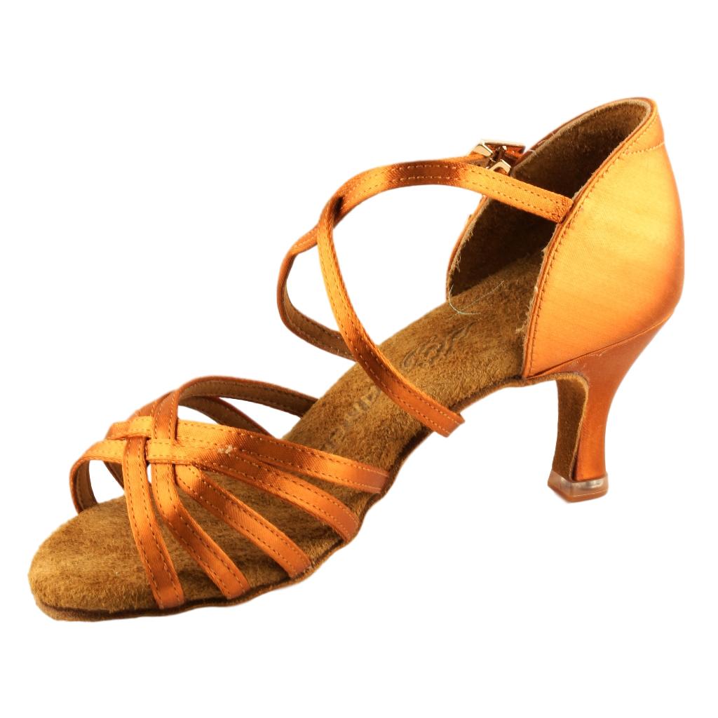 BD Dance Latin-Rhythm Dance Shoes for Ladies, Model 216, Heel EH10