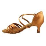 BD Dance Latin-Rhythm Dance Shoes for Ladies, Model 216, Heel EH11