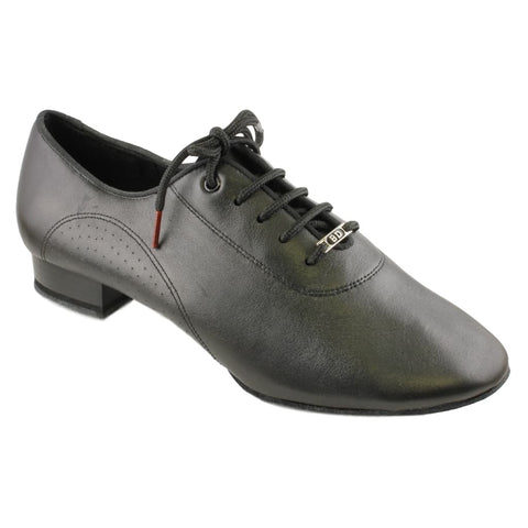 Men's Smooth Dance Shoes, 1114 Pino, Black Patent Leather & Nubuck
