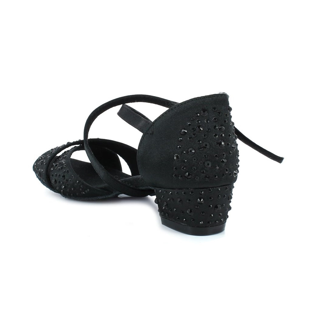 Women's Latin Dance Shoes, Model West Cost Swing, Black