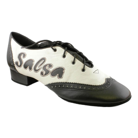 Men's Salsa Dance Shoes, Flexi M, Blue Leather