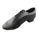 Men's Smooth Dance Shoes, 1115 Franco, Black, Leather, Nubuck, Neoprene