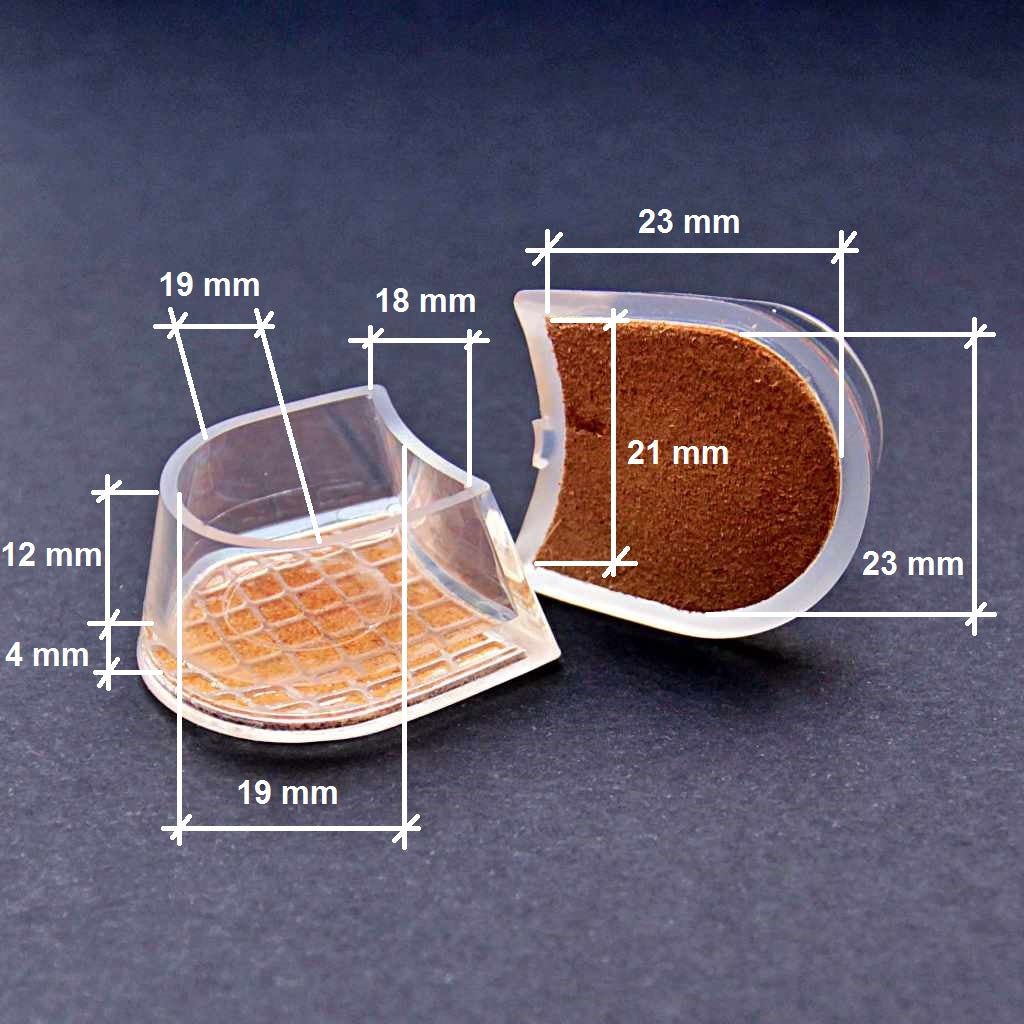 Heel Protectors (Suede Tip) - Dancefeel 2"