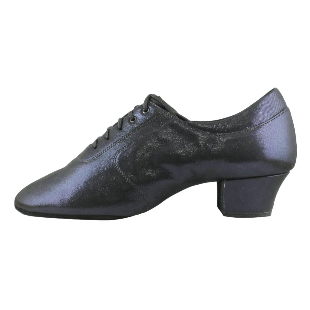 Practice Dance Shoes for Women, Model 1205N Flexi, Navy Blue Laser Leather