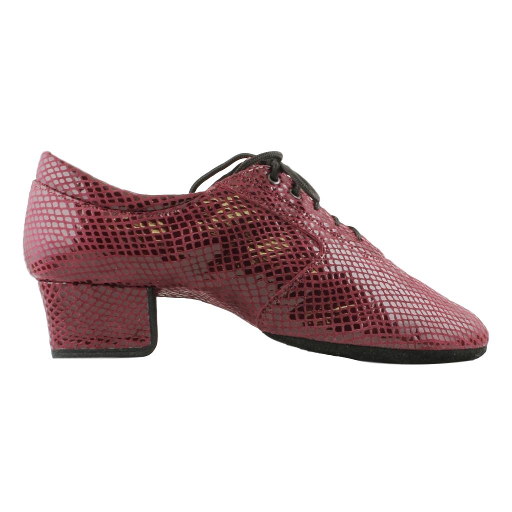 Galex Practice Dance Shoes for Women, Model 1205 Flexi, Satin Vine Rhomb