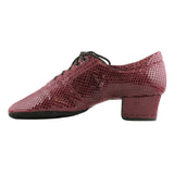 Galex Practice Dance Shoes for Women, Model 1205 Flexi, Satin Vine Rhomb