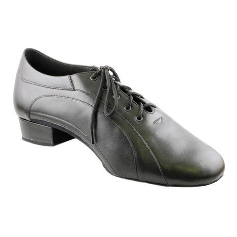 Men's Smooth Dance Shoes, Model 309, Black Patent Leather