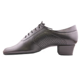 Galex  Latin Dance Shoes for Men, Model: Flexi 1205, Black Leather