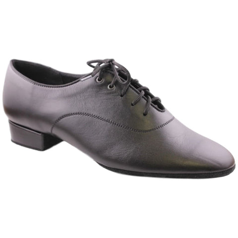 Men's Smooth Dance Shoes, Model 309, Black Patent Leather