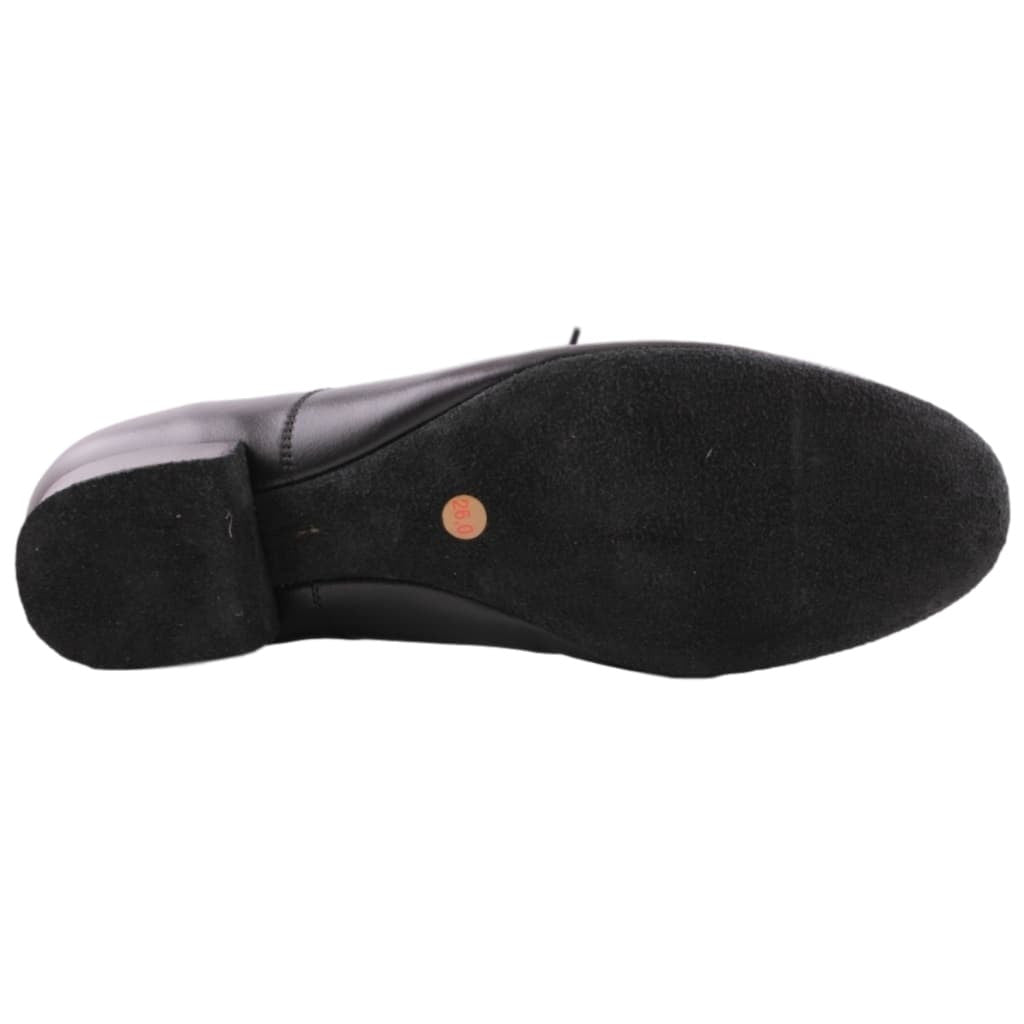 Galex Oxford 1106 Standard Dance Shoes for Men, Black Leather