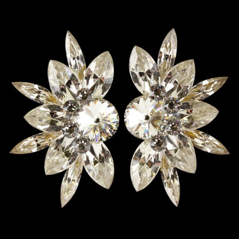 Earrings, Vitrail Medium & Crystal AB Rhinestones