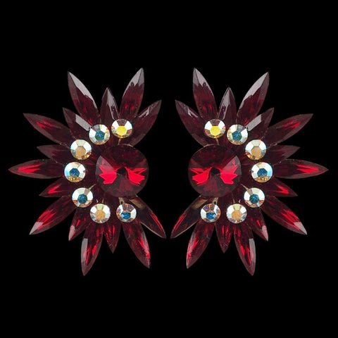 Earrings, Crystal AB Rhinestones