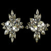 Earrings, Clip-On or Pierced French Clip, Swarovski Crystal