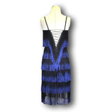 Women's Latin Practice Dress PL-198/2 Dark Blue
