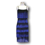 Women's Latin Practice Dress PL-198/2 Dark Blue