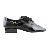 Men's Smooth Dance Shoes, 1114 Pino, Black Patent Leather & Leather