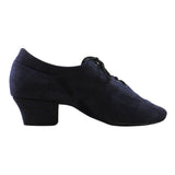 Practice Dance Shoes, 1205 Flexi, Leather Dark Blue Strips