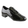 Stephanie American Smooth Dance Shoes for Men, Model E-400112, Black Patent Leather