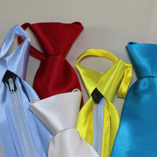 Zipper Color Ties - No Stones